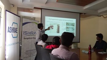 Technical talk on Fire Suppression System for Electrical Panels by Mr.Mukundan